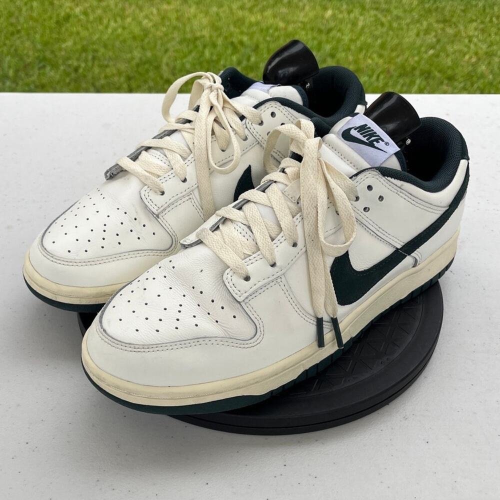 Mens Nike Dunk Low Athletic Department FQ8080-133 Shoes Sneaker SZ 9 White